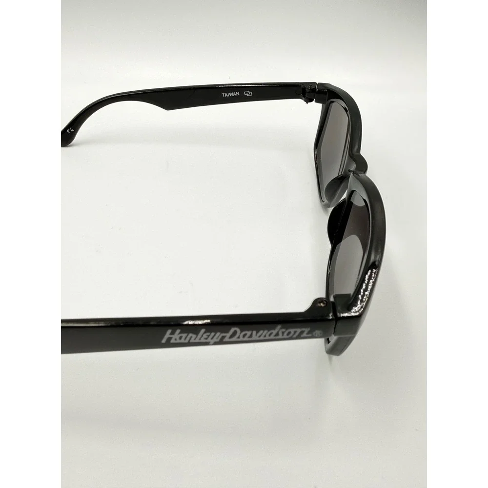 Harley Davidson Sunglasses Black Rectangle Frame Biker Shades with Case 1319‎